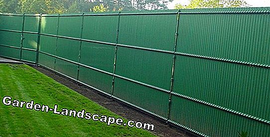Postavljanje ograde od žičane mreže: Trošak po metru uklj. Instalacija - primjer